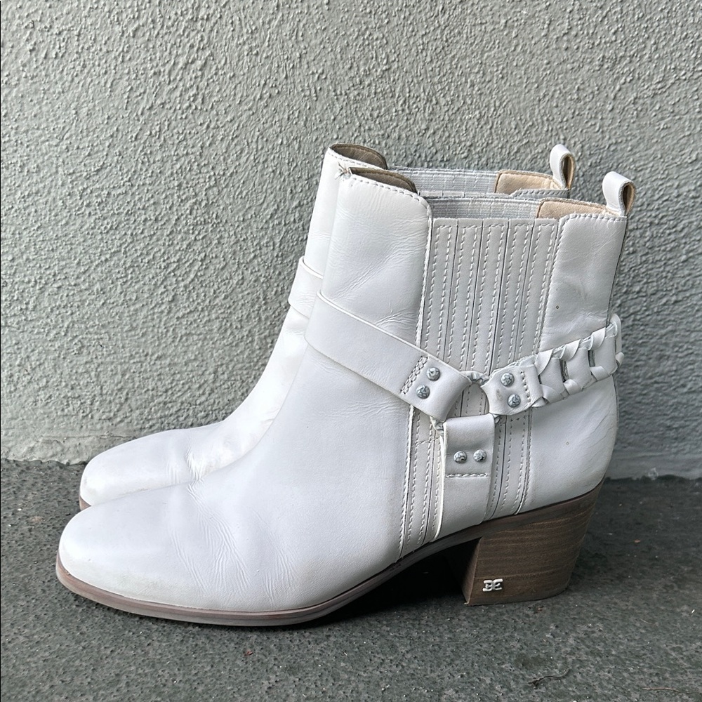 Sam Edelman Women's Dalma Ankle Boots Western Biker Boots Sz 11